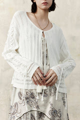 U-Neck Loose Cardigan