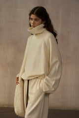 Soft Waxy Warm Turtleneck Pullover Sweater