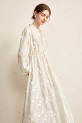 Lace-Up French Dress