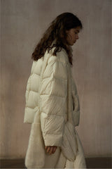 Cozy Seamless Quilted Down Jacket