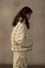 Cozy Stand Collar Quilted Down Jacket