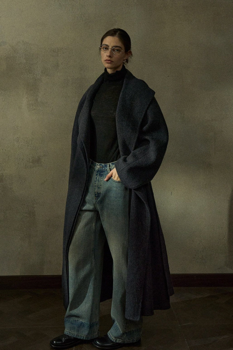 Double-Lapel Reversible Coat