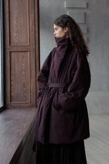 Oversized Stand-Collar Puffer Jacket