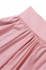 Retro High-Waist Long Skirt