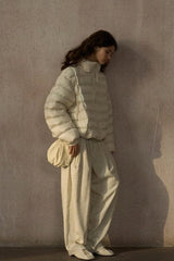 Cozy Stand Collar Quilted Down Jacket