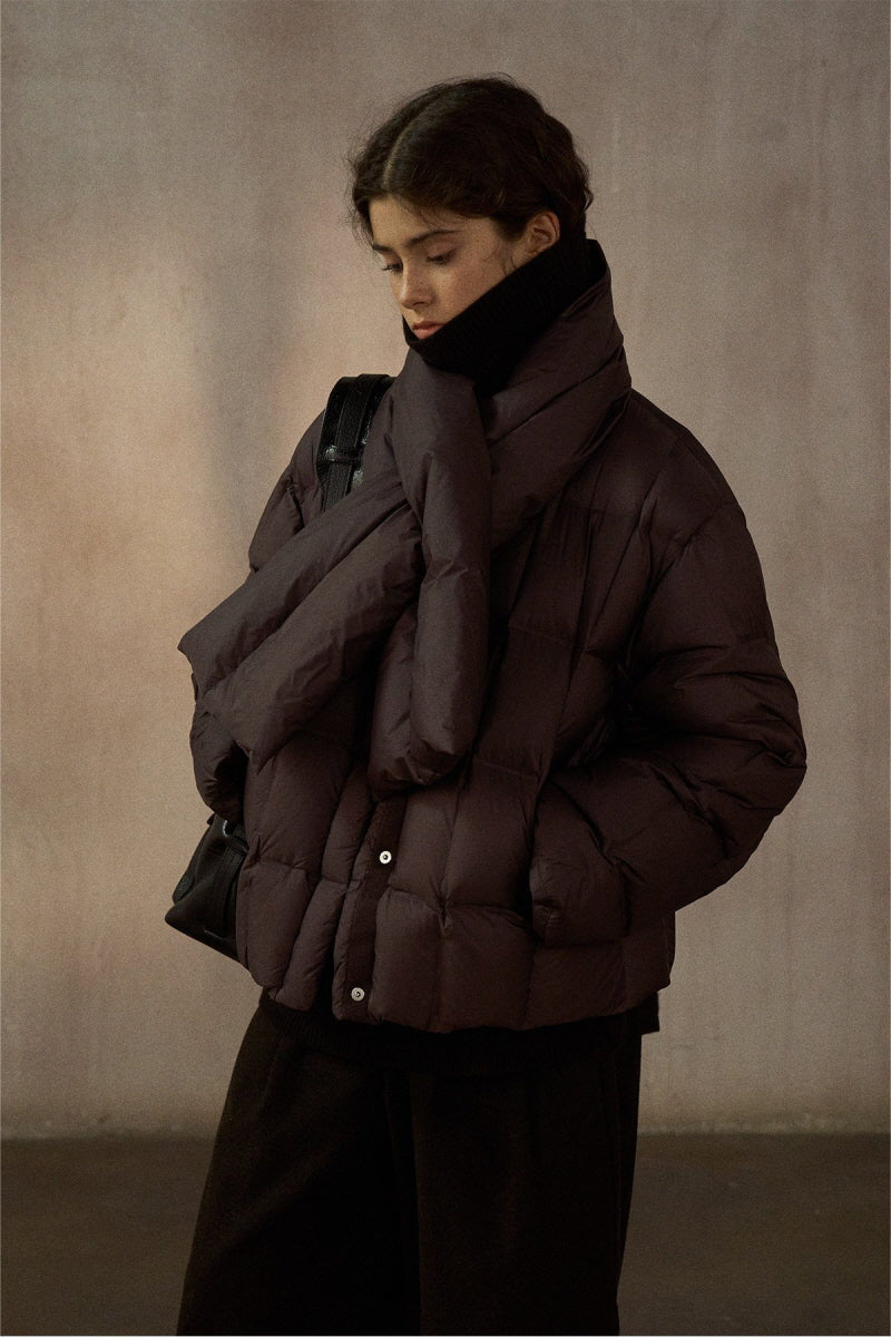 Cozy Seamless Quilted Down Jacket