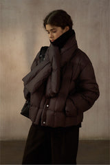 Cozy Seamless Quilted Down Jacket