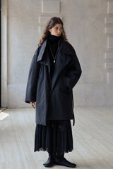 Oversized Stand-Collar Puffer Jacket