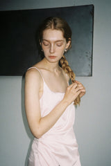 U-shaped Draped Suspender Dress