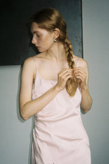U-shaped Draped Suspender Dress