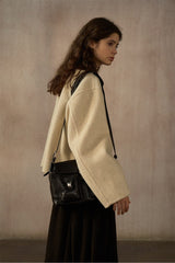 Cocoon Cropped Reversible Jacket