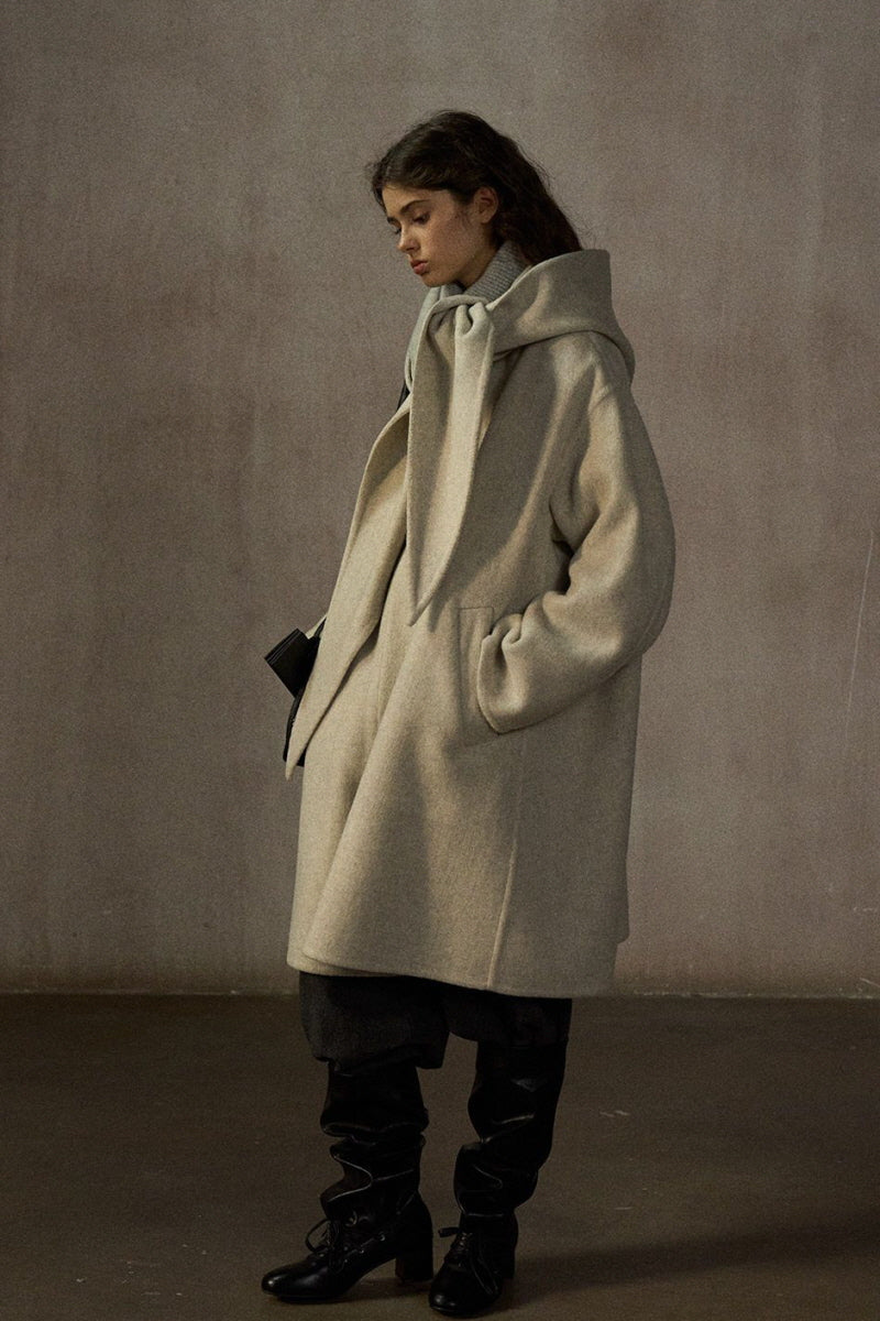 Detachable Hood Reversible Coat