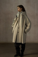 Detachable Hood Reversible Coat