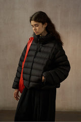 Cozy Stand Collar Quilted Down Jacket