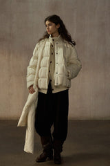 Cozy Seamless Quilted Down Jacket
