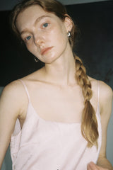 U-shaped Draped Suspender Dress