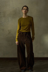 Classic Wide-Leg Slacks