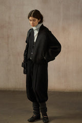 Cocoon Cropped Reversible Jacket