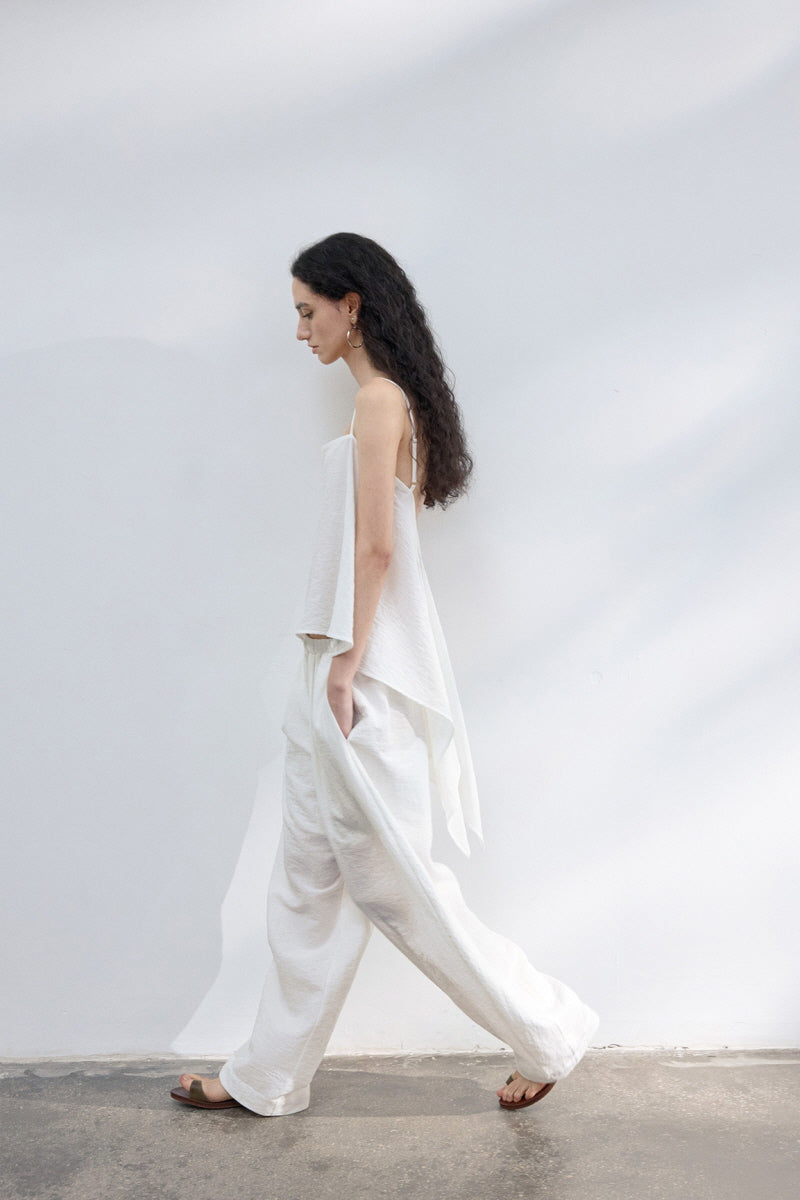 Slit Sleeveless Camisole Vest