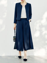 High-Waisted Wide-Leg Pants