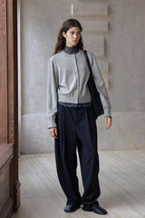 Wide-Leg Banana Pants