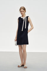 Beaded Hem Vintage A-Line Dress