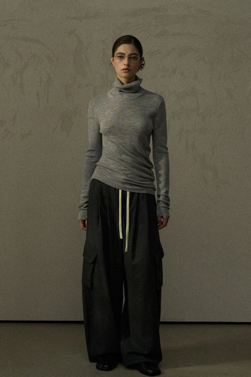 Stacked Turtleneck Knit Top