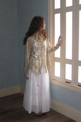 Vintage Embroidered Lace Shirt