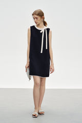 Beaded Hem Vintage A-Line Dress