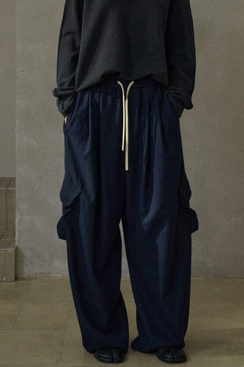 Drawstring Loose Cargo Pants