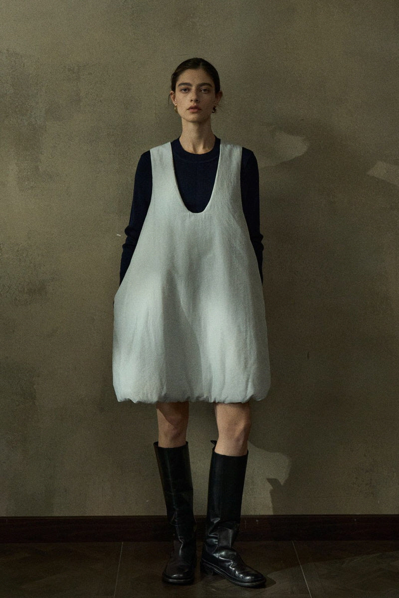 Reversible Bubble-Hem Sundress