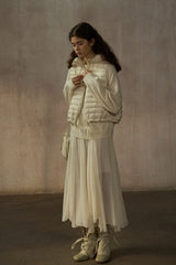 Bud-Shaped Stand-Collar Short Quilted Vest