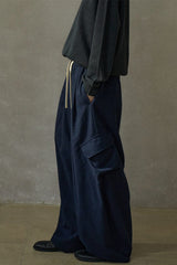 Drawstring Loose Cargo Pants
