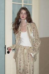 Vintage Embroidered Lace Shirt