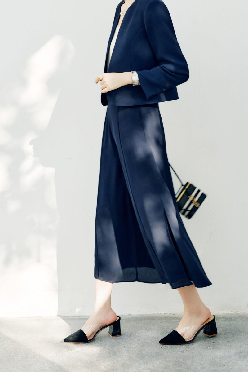 High-Waisted Wide-Leg Pants