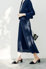 High-Waisted Wide-Leg Pants