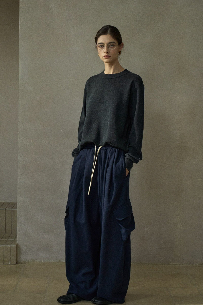Drawstring Loose Cargo Pants