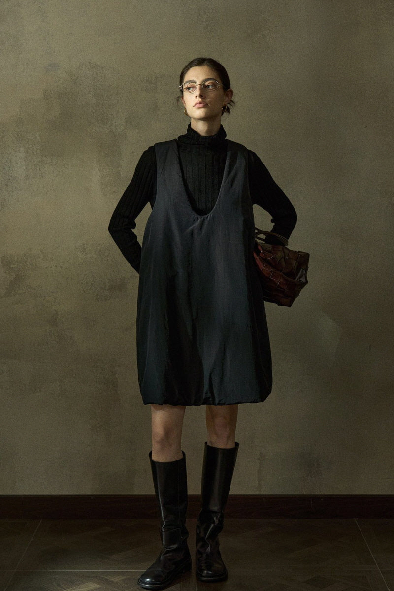 Reversible Bubble-Hem Sundress