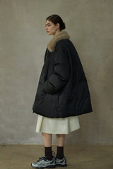 Loop-Neck Down Jacket
