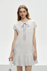 Shredded Hem Doll Dress