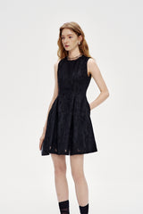 Round Neck Sleeveless Vest Dress