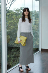 Flower Bud Drawstring Skirt