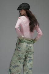 Gradient Print Long Sleeve T-Shirt