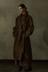 Waist-Lapel Reversible Duffle Coat