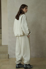 Relaxed Fit Twill Texture Pants