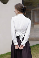Tie Bow Vintage Blouse