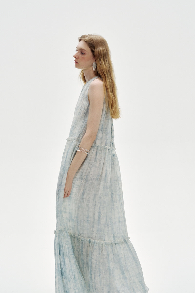 Relaxed Halterneck Maxi Dress
