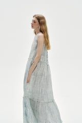Relaxed Halterneck Maxi Dress