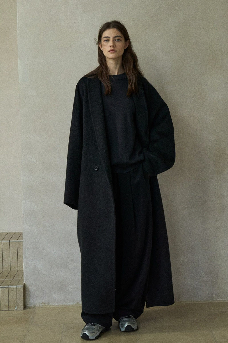 Lazy Collar Tweed Jacket