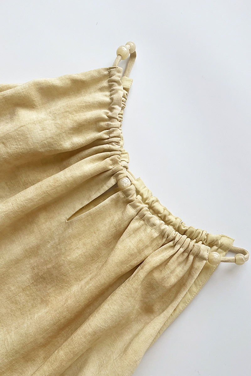 Lazy Halterneck Loose Slip Dress